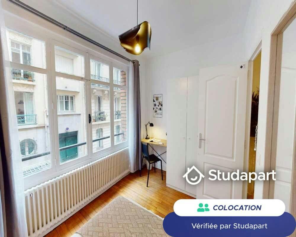 Private room for rent on Rue Louis Codet, Paris - Vue 5