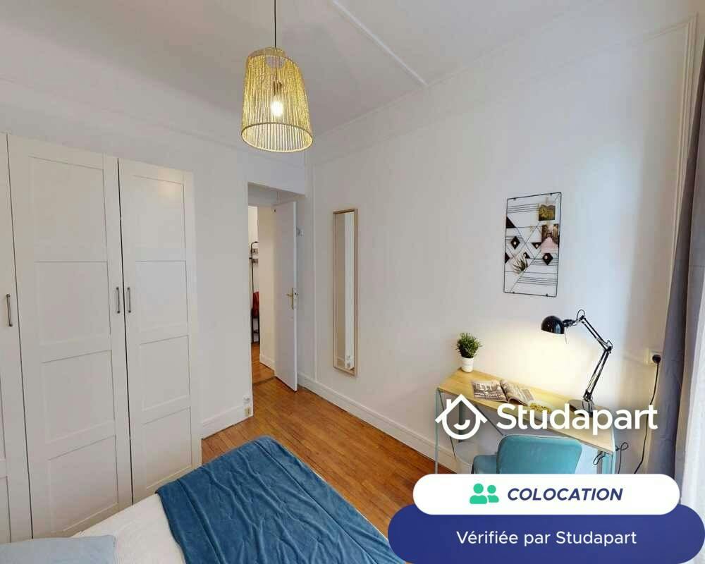 Private room for rent on Rue Louis Codet, Paris - Vue 5