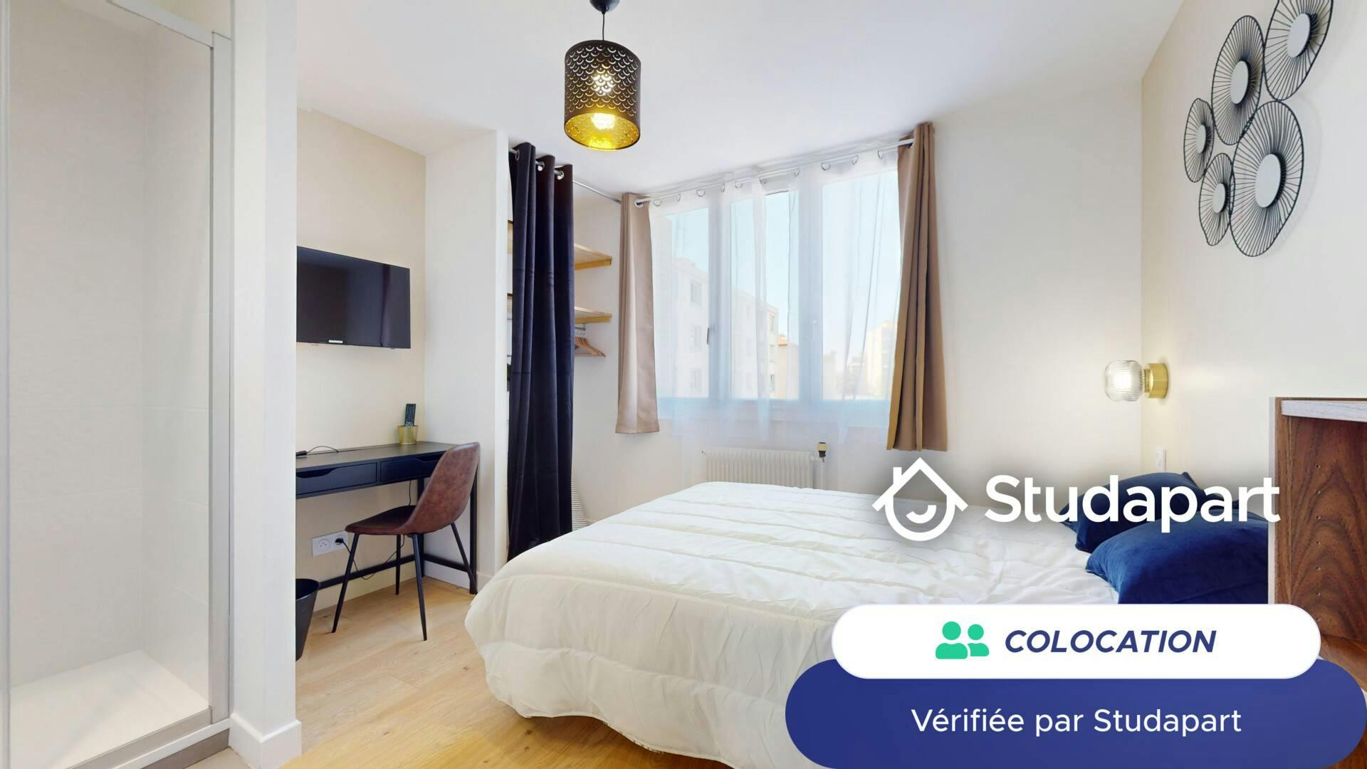 Private room for rent on Rue Longefer, Lyon - Vue 5