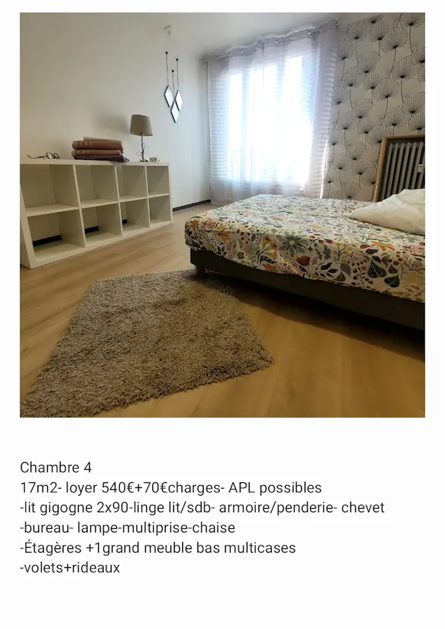 Private room in Rue Victor Rault, Rennes (1733113) room image 2