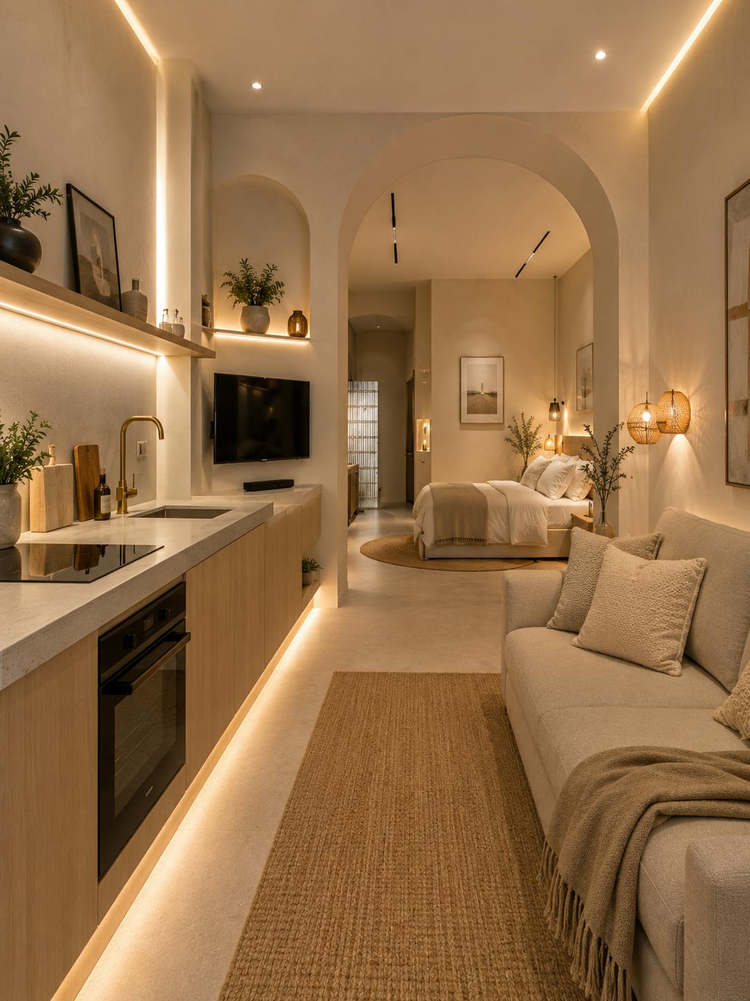 Studio à louer pour 3 000 €/mois à Málaga, Callejon castell