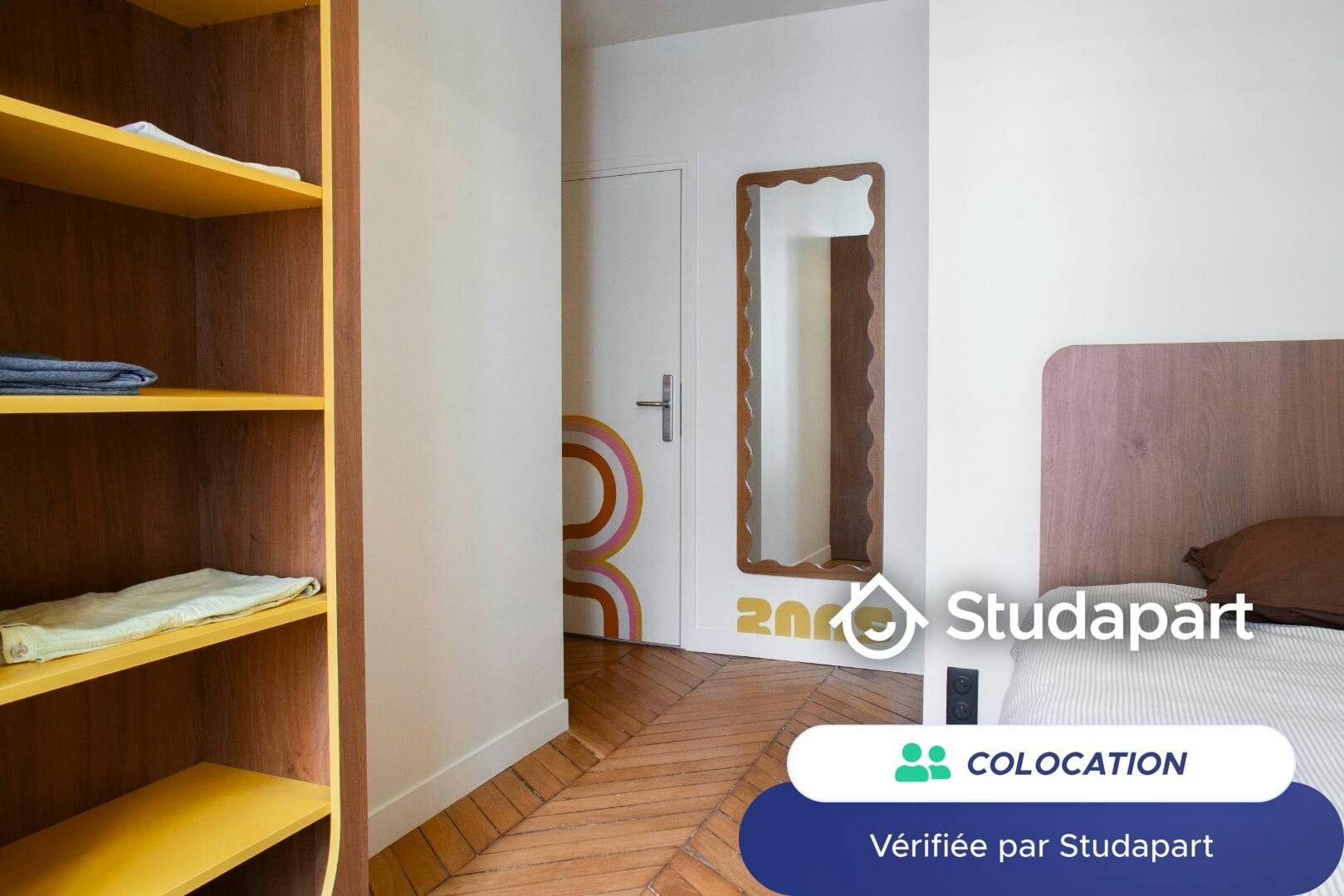 Private room for rent on Rue Lecourbe, Paris