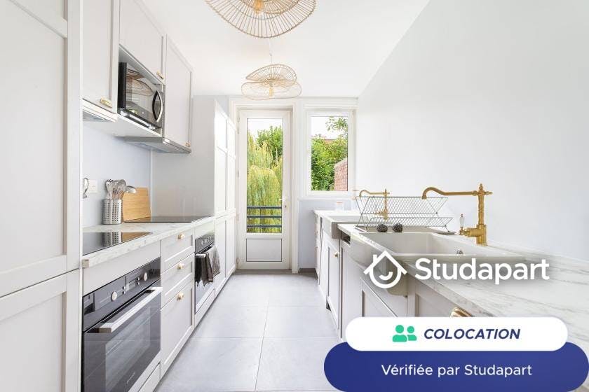 Private room for rent on Avenue Louise Michel, Lille - Vue 4