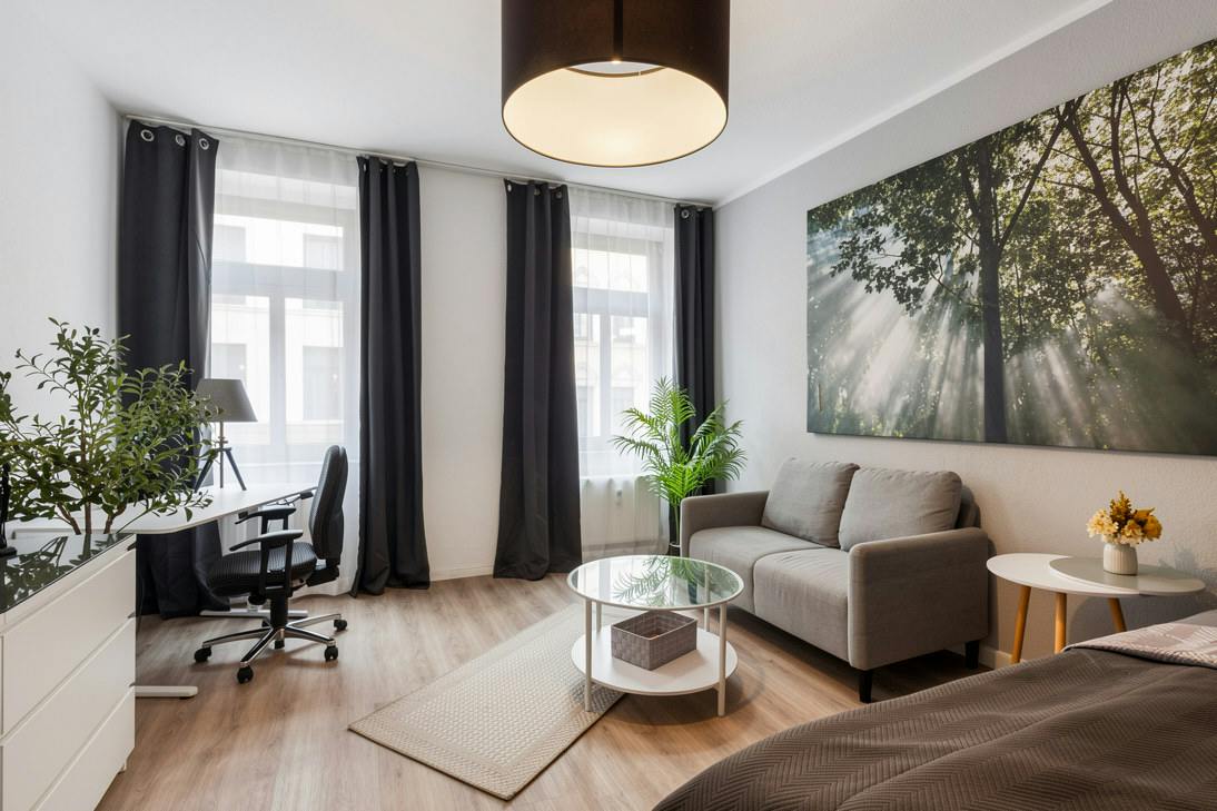 Apartament de închiriat pentru 980 EUR pe lună în Leipzig, Uhlandstraße