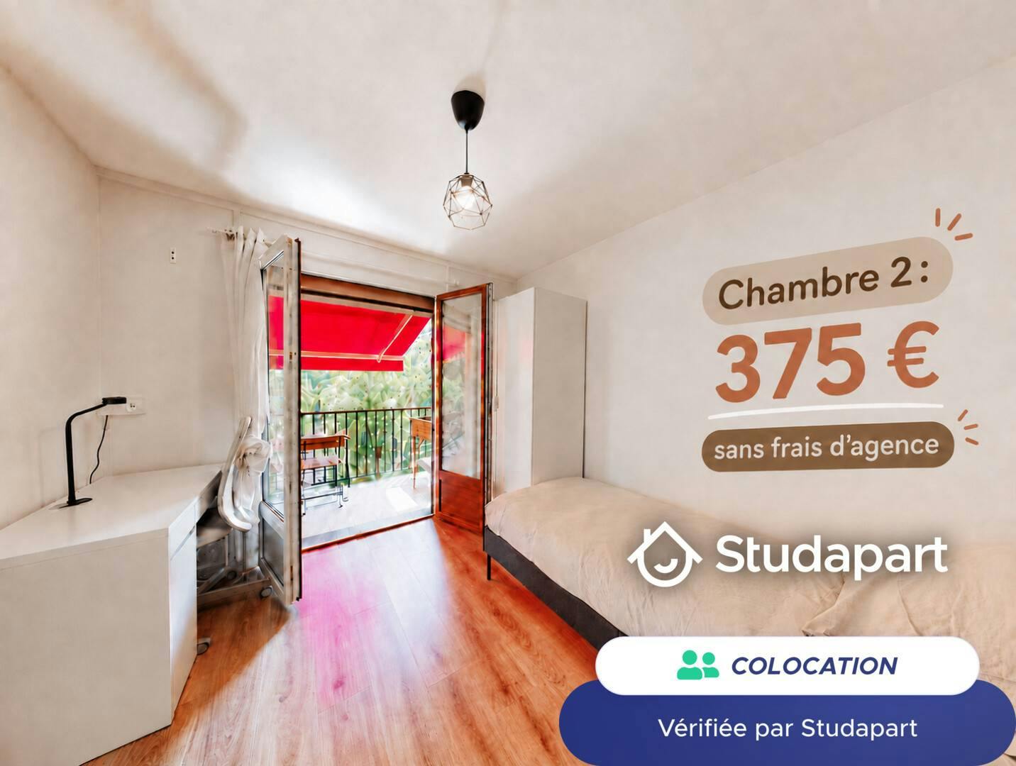 Приватна кімната за оренду для 375 EUR на місяць у Pau, Avenue Rhin et Danube