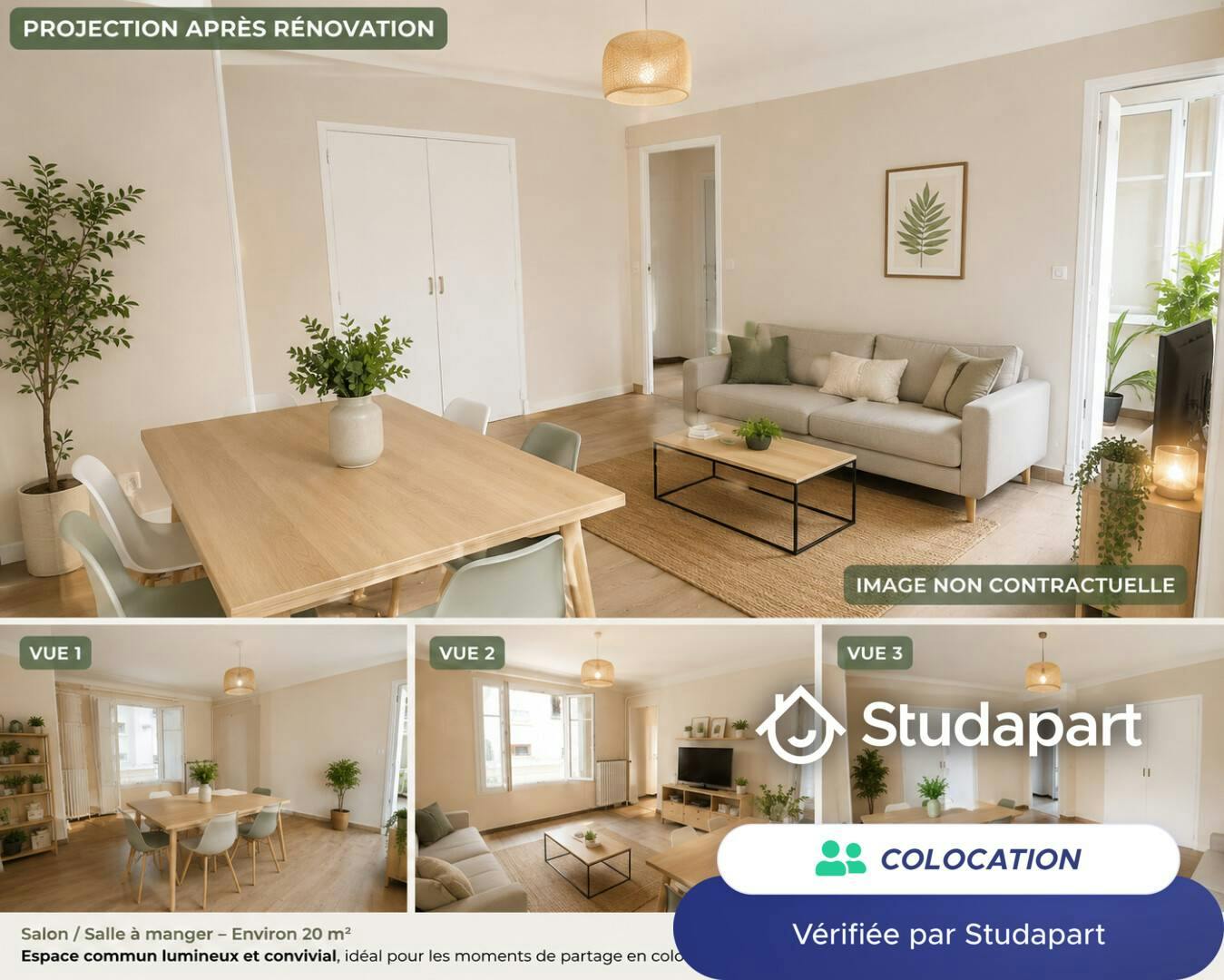 Cameră privată de închiriat pentru 580 EUR pe lună în Aix-en-Provence, Rue Santo Estello