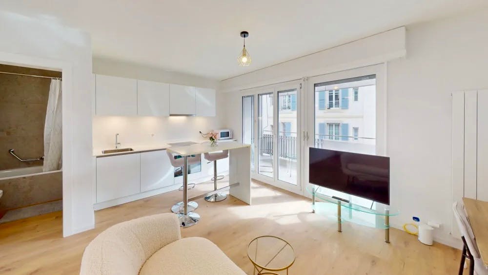 单间公寓 正在以 CHF 2,600 的月租出租，其位于 Lausanne, Chemin du Mont-Tendre