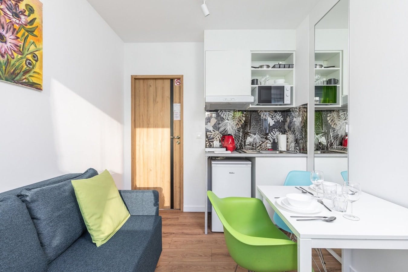 Studio for rent for PLN 3,100 per month in Warsaw, Edwarda Habicha