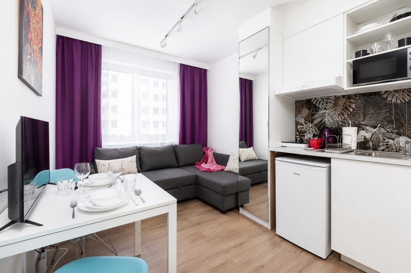 Studio for rent for PLN 3,100 per month in Warsaw, Edwarda Habicha