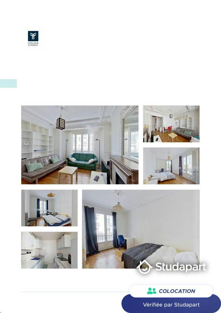 Private room for rent on Boulevard Victor, Paris - Vue 3
