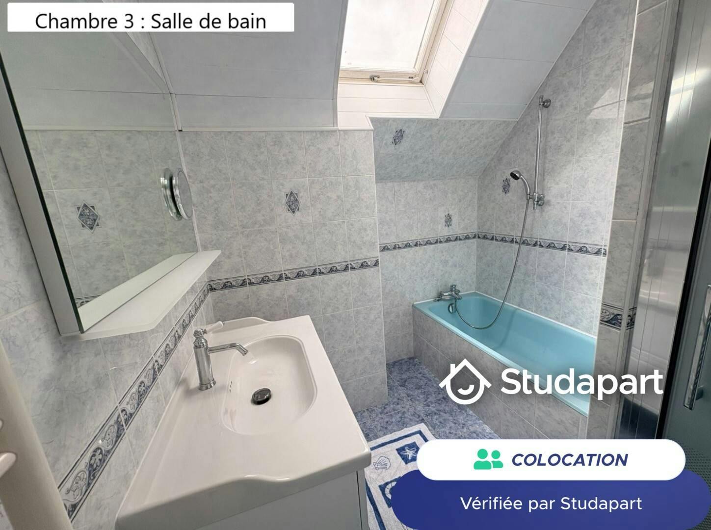 Quarto privado para alugar por € 395 por mês em Saint-Brieuc, Rue Yvette le Queinec