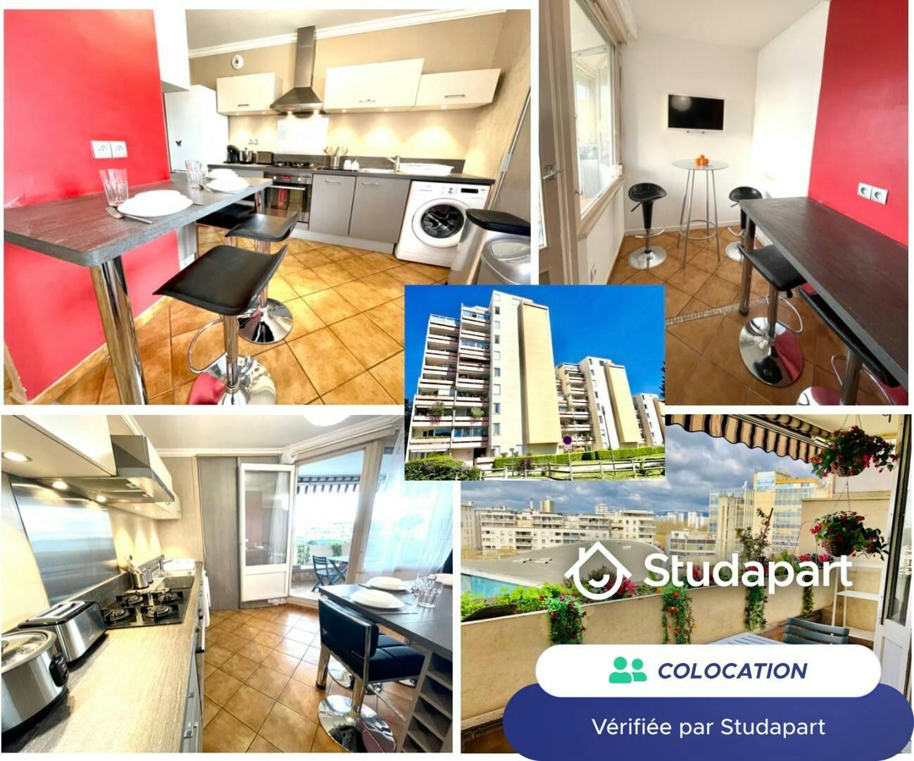 Private room for rent for €490 per month in Vaulx-en-Velin, Chemin Tony Garnier