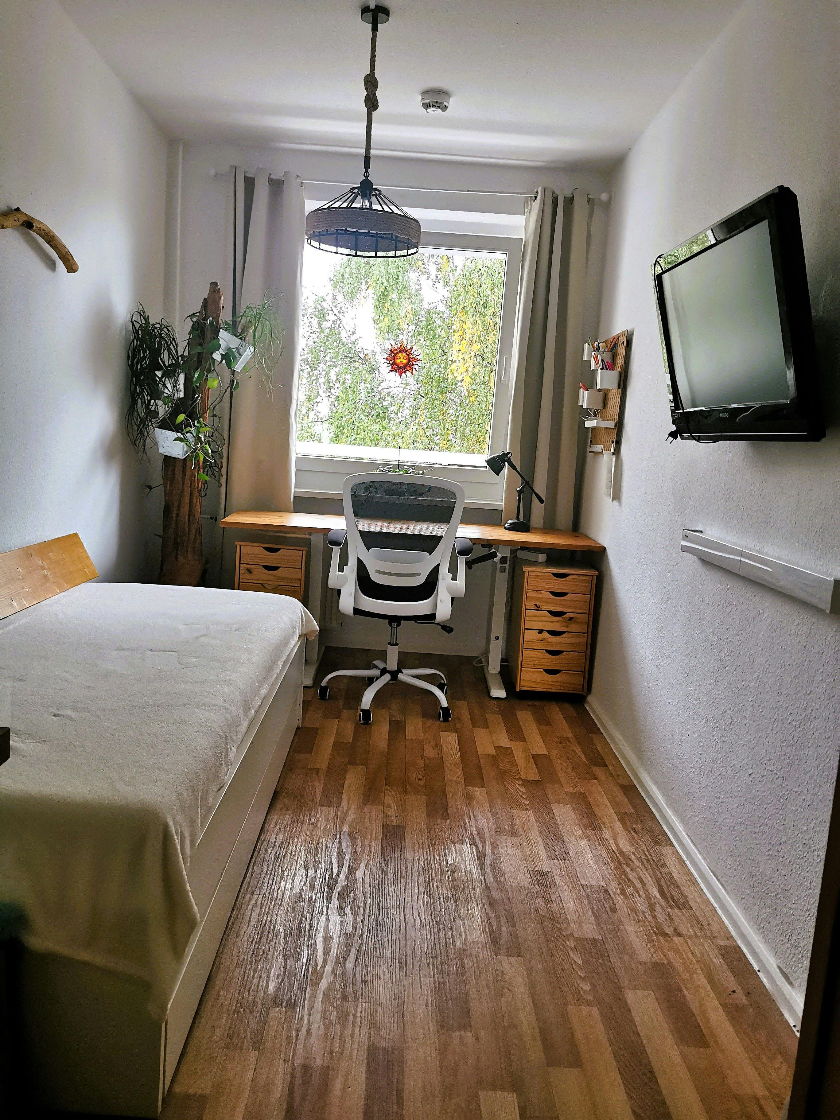 Privat rum att hyra för 415 € i månaden i Leipzig, Schönauer Ring