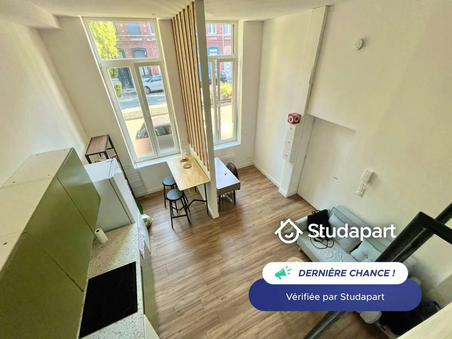 公寓 正在以 €690 的月租出租，其位于 Roubaix, Avenue d'Alsace