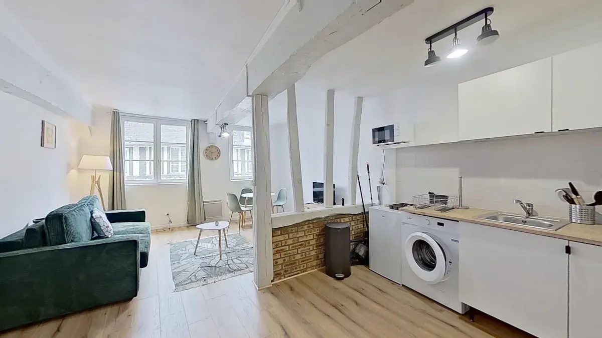 1-Bedroom Apartment in Rue Saint-Hilaire, Rouen (1743347) ROOM