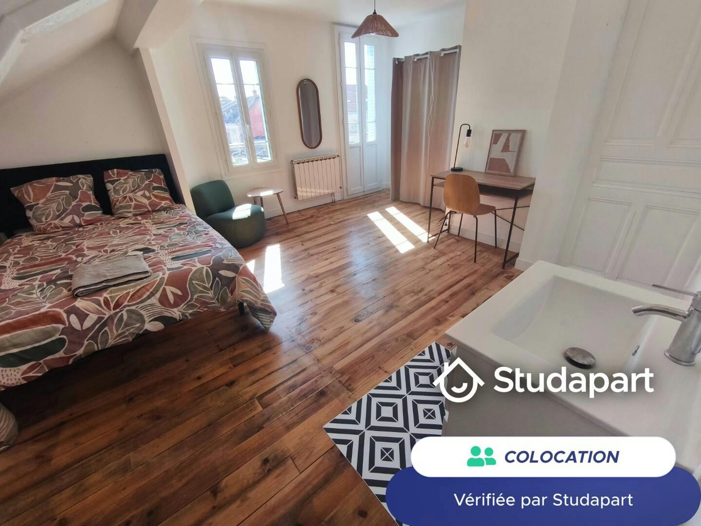 Privé kamer te huur voor € 390 per maand in Tarbes, Rue du Maquis de Sombrun