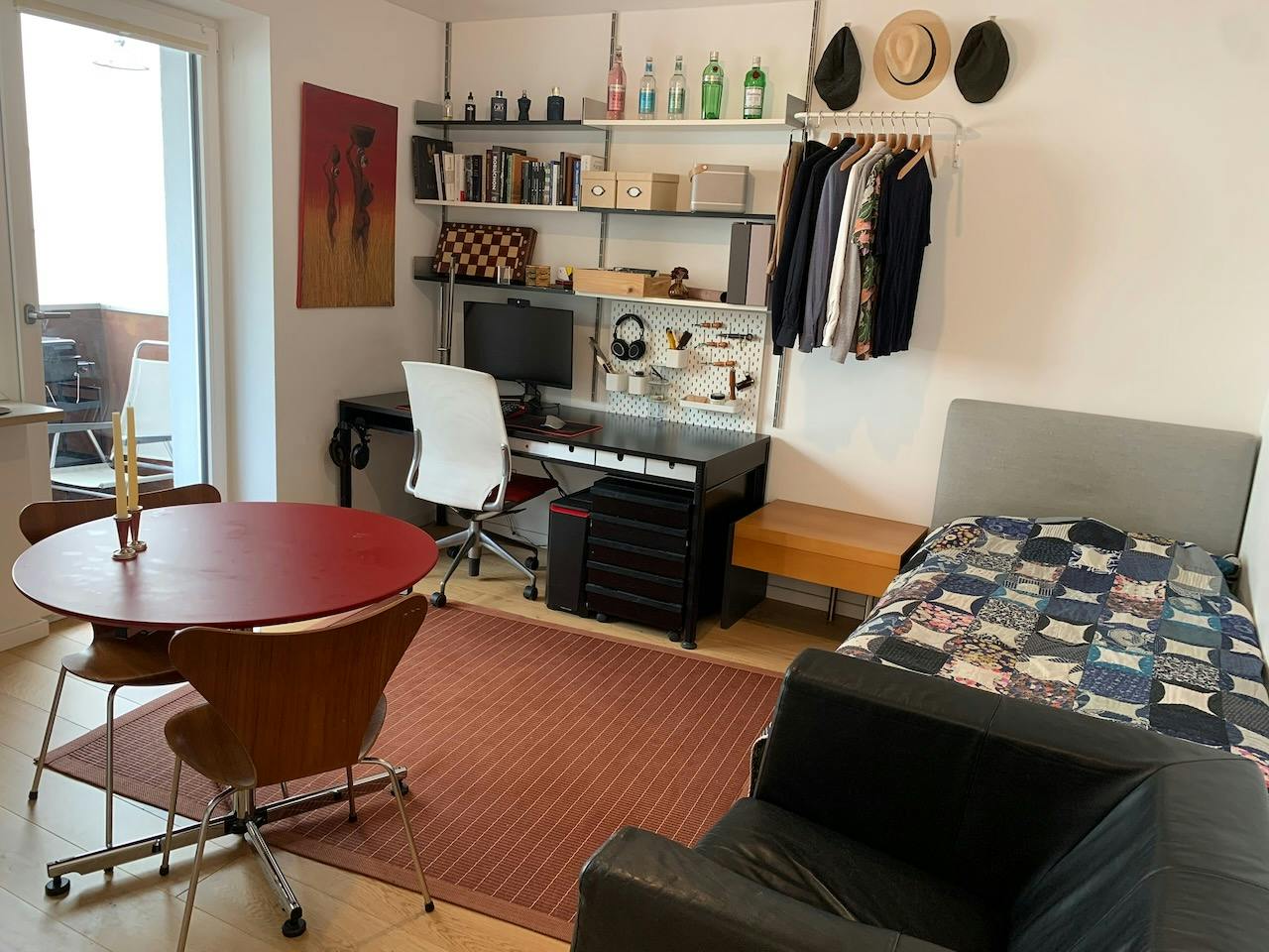 Studio for rent for €1,495 per month in Munich, Lindwurmstraße