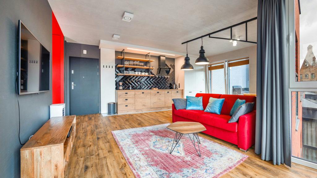 Appartement à louer pour 4 800 PLN/mois à Gdańsk, Chmielna