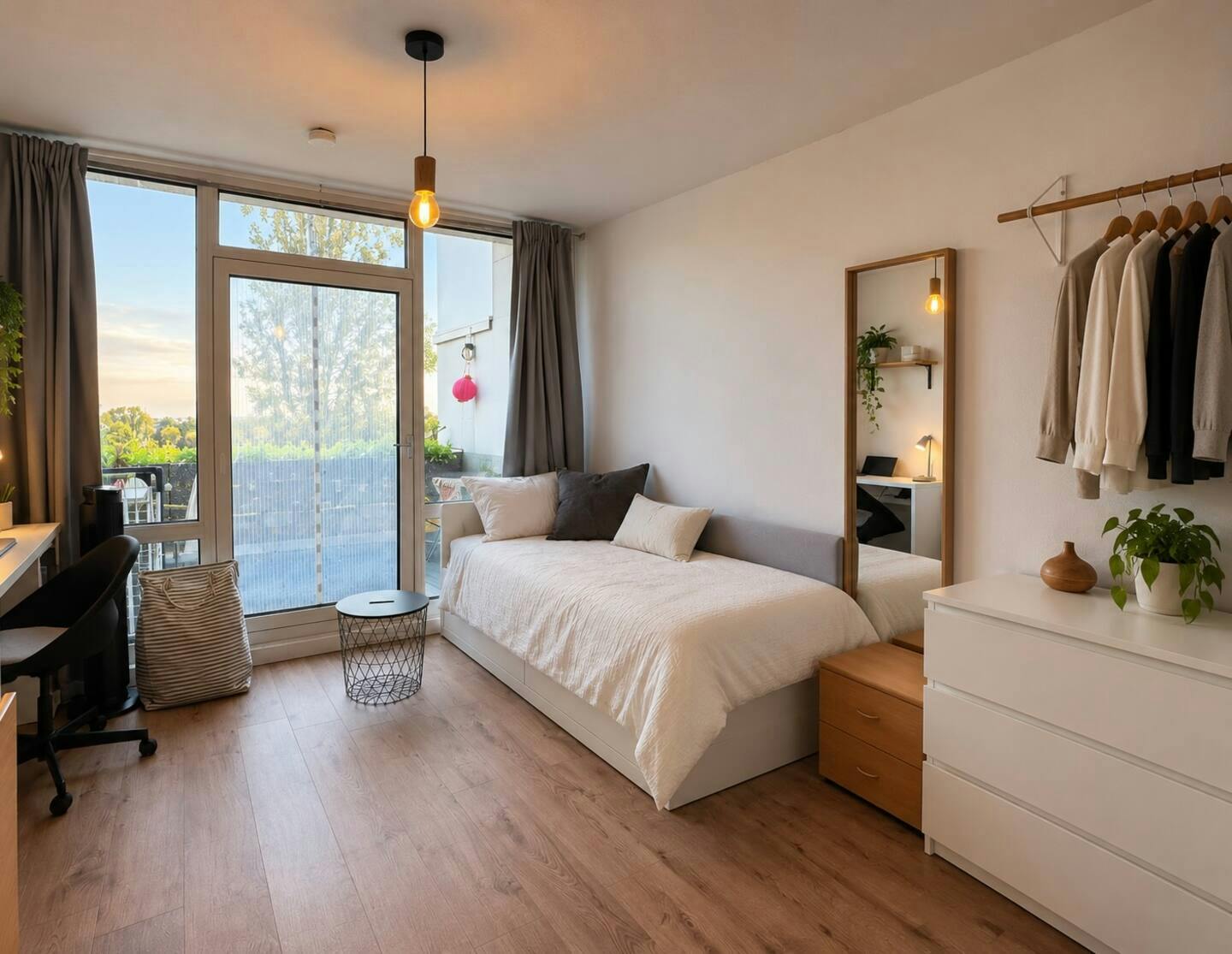 Studio à louer pour 1 100 €/mois à Darmstadt, Graupnerweg