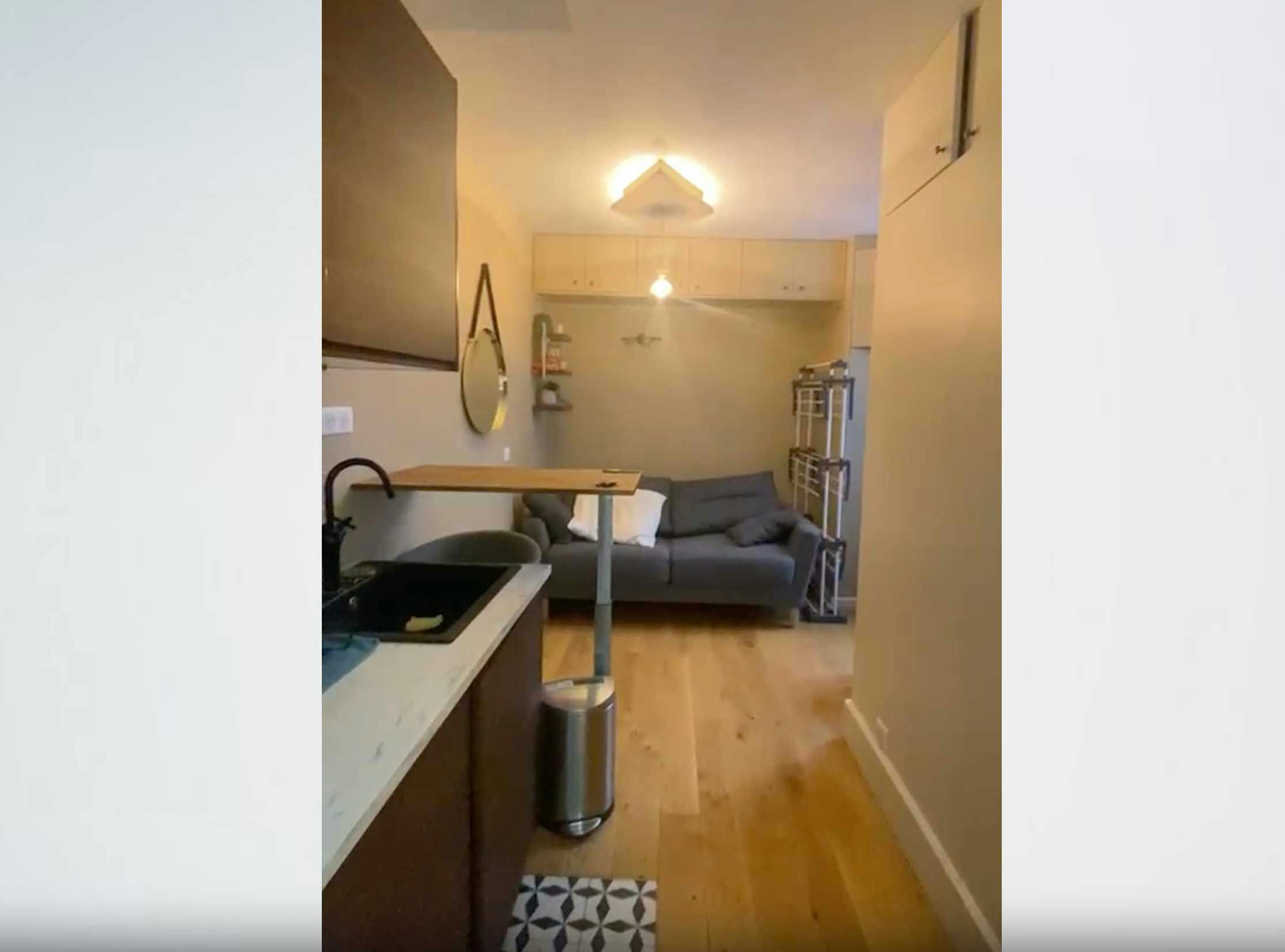Studio for rent on Rue Androuet, Paris