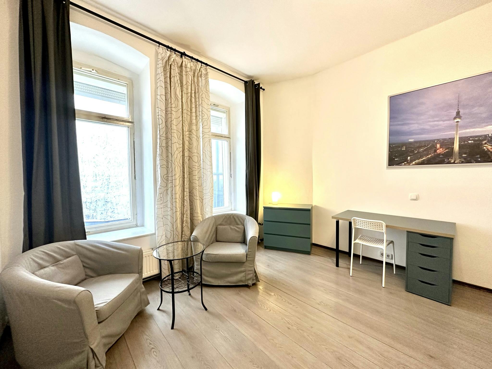 Studio for rent for €1,200 per month in Berlin, Rheinsberger Straße