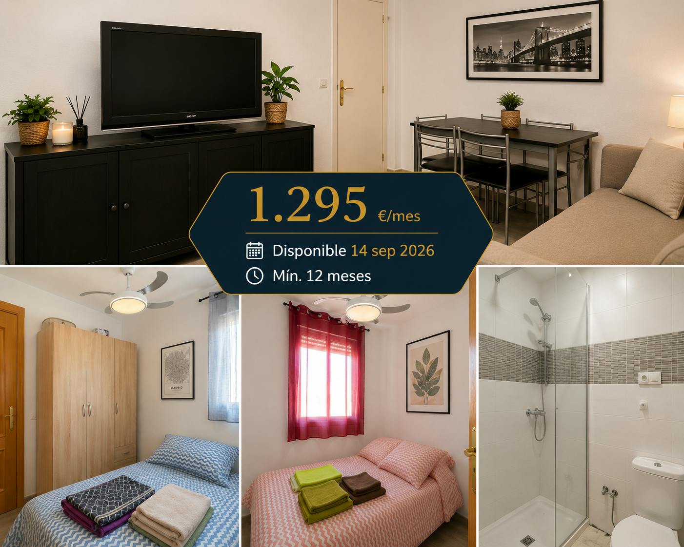 Apartamento para alugar por € 1.369 por mês em Madrid, Calle de la Virgen